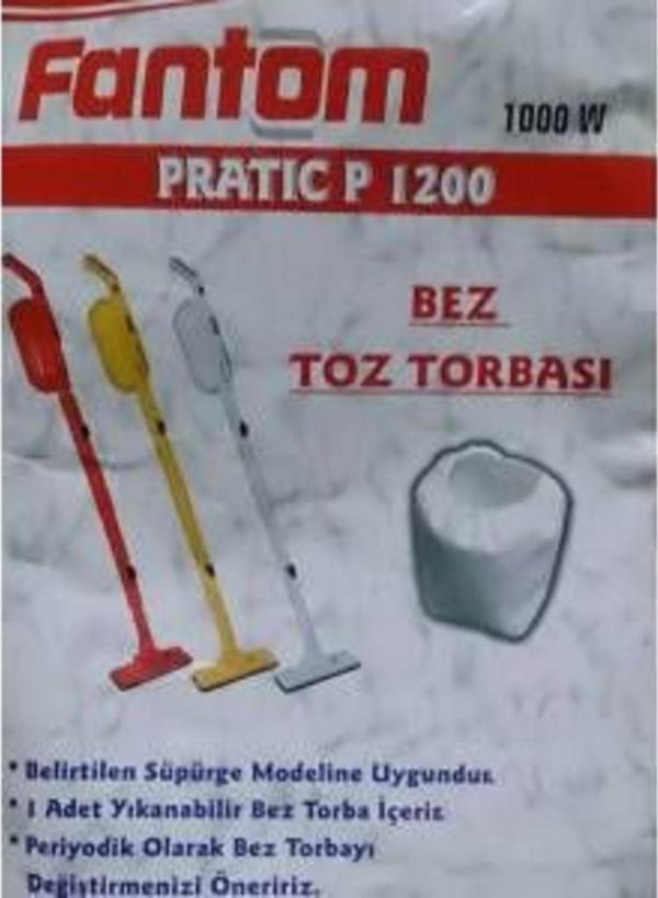 5 Adet Fantom P 1200 Pratik Süpürge Bez Torbası (123619176) - Image 1