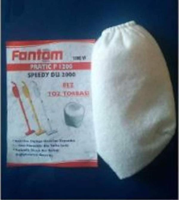 5 Adet Fantom P 1200 Pratik Süpürge Bez Torbası (498227686) - Image 1
