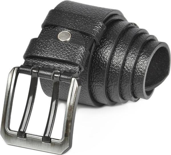DeepSEA Erkek Siyah Çift Dilli %100 Hakiki Deri 4,5 cm Spor Kemer 2402614 - Image 1