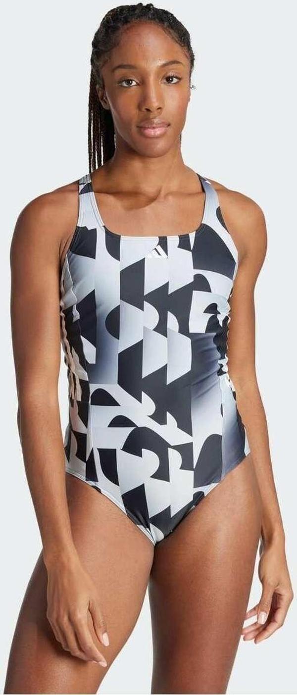 3-stripes Graphic V-back Swimsuit - Image 1