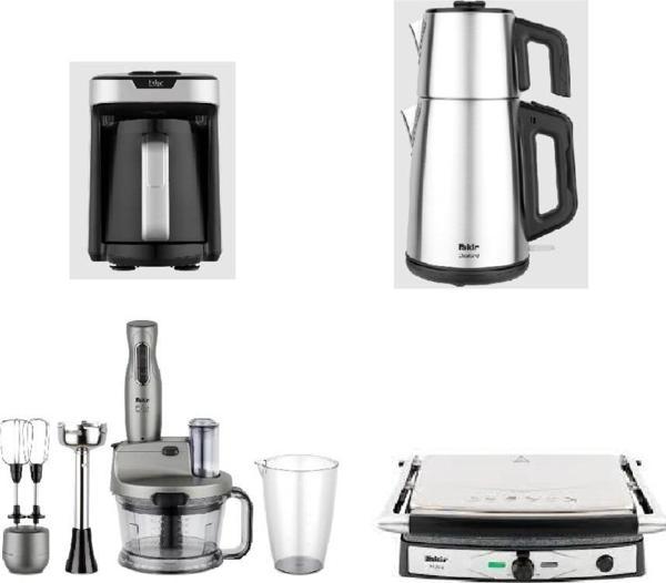 Fakir Mutfak Seti / Elektrikli Çeyiz Seti 4Lü Avantaj Plus Set Silver Stone - Image 1