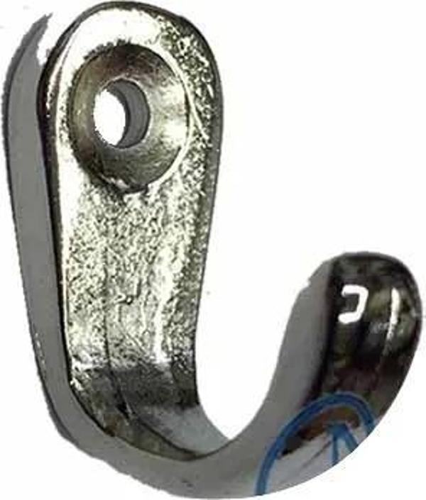 Tekli Anahtar, Bijuteri, Vitrin, Dekor Askısı - Nikel, 10x18x22 Mm - Image 1
