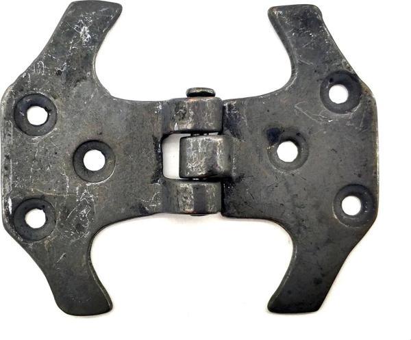 Antika Tarz Dekoratif Pirinç Fit Menteşe - 67 Mm, Oksit - Image 1
