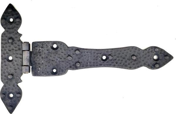 Antika Tarz Dekoratif Pirinç Kuyruklu Düğmeli Menteşe No3 - 155x240 Mm, Oksit - Image 1