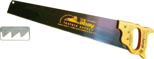 Alçıpan Mavi Çelik Pala Testere 50 Cm - Ahşap Sap - Image 1