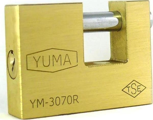 Kayar Milli Pirinç Asma Kilit 79 Mm - Yeni Tip - Image 1