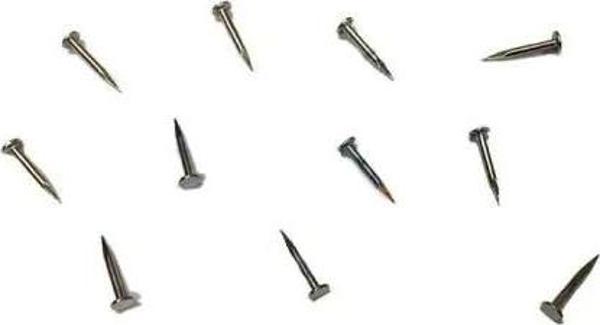 Klips, Menteşe, Ayağı Çivisi 9mm Çelik - Nikel 10gr - Image 1