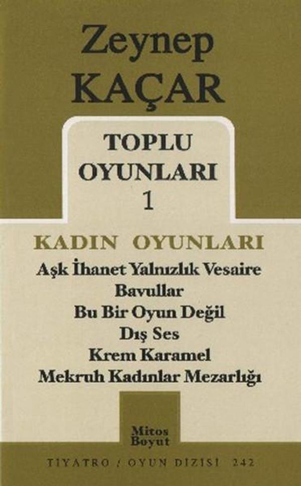 Toplu Oyunları 1- Kadın Oyunları - Mitos Boyut Yayınları - Image 1