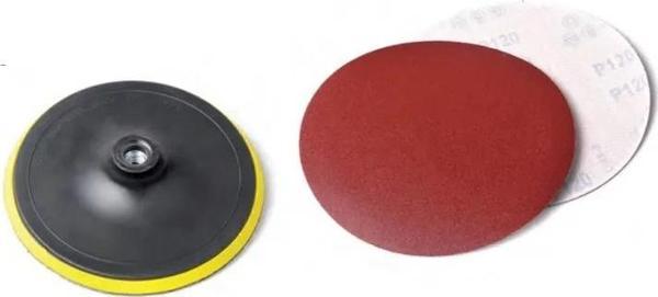Cırtlı Disk Altı 115mm - Yedek Zımparalı - Image 1