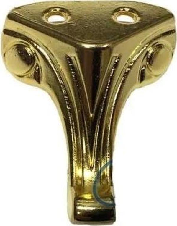 Moda Ahşap Sandık Ayağı, Kutu Ayak 4,5 Cm - Sarı, 50 Adet - Image 1
