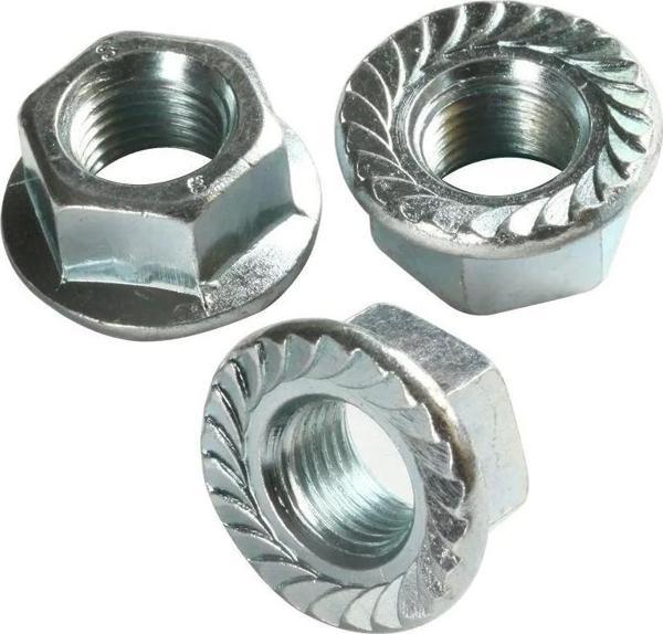 Altıköşe Flanşlı Somun M6 - 10 Adet - Image 1