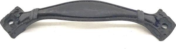 Antika Tarz Dekoratif Pirinç Deste Mobilya Kulbu - 25x120 Mm, Oksit - Image 1