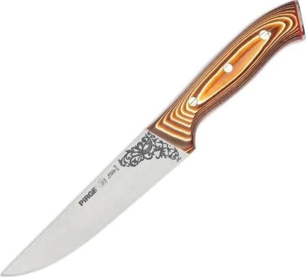 32102 Elite Kurban, Kasap Bıçağı 16,5 Cm - Kahverengi Perçinli Kompozit Sap - Image 1