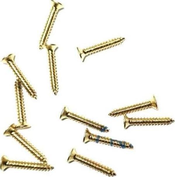 Klips, Menteşe, Ayak, Ağaç, Sunta Vidası 2,2x13 Mm - Sarı 1000 Adet - Image 1