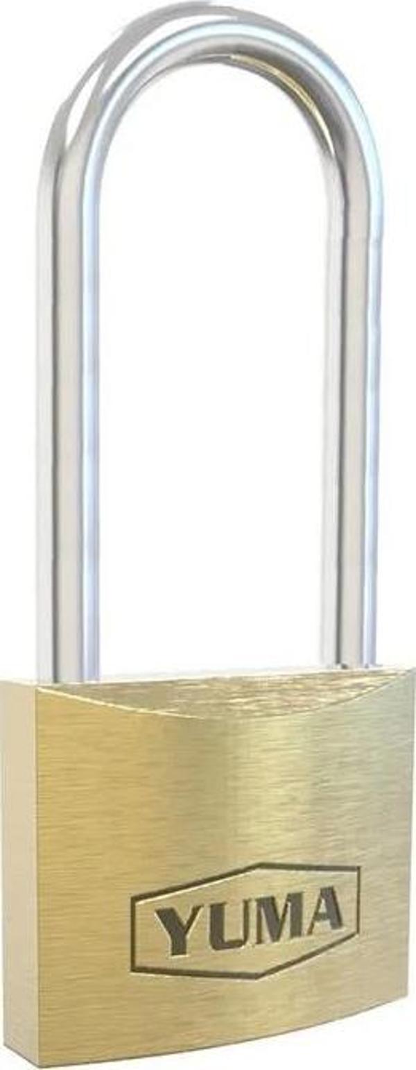 Türk Malı Pirinç Uzun Kancalı Asma Kilit 40 Mm - Image 1