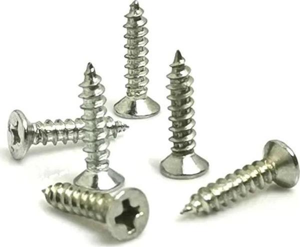 Klips, Menteşe, Ayak, Ağaç, Sunta Vidası 3x13 Mm - Nikel 100 Adet - Image 1