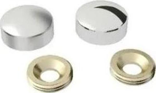 Vida Kapama Kapağı 13 Mm, Krom - 100 Adet - Image 1