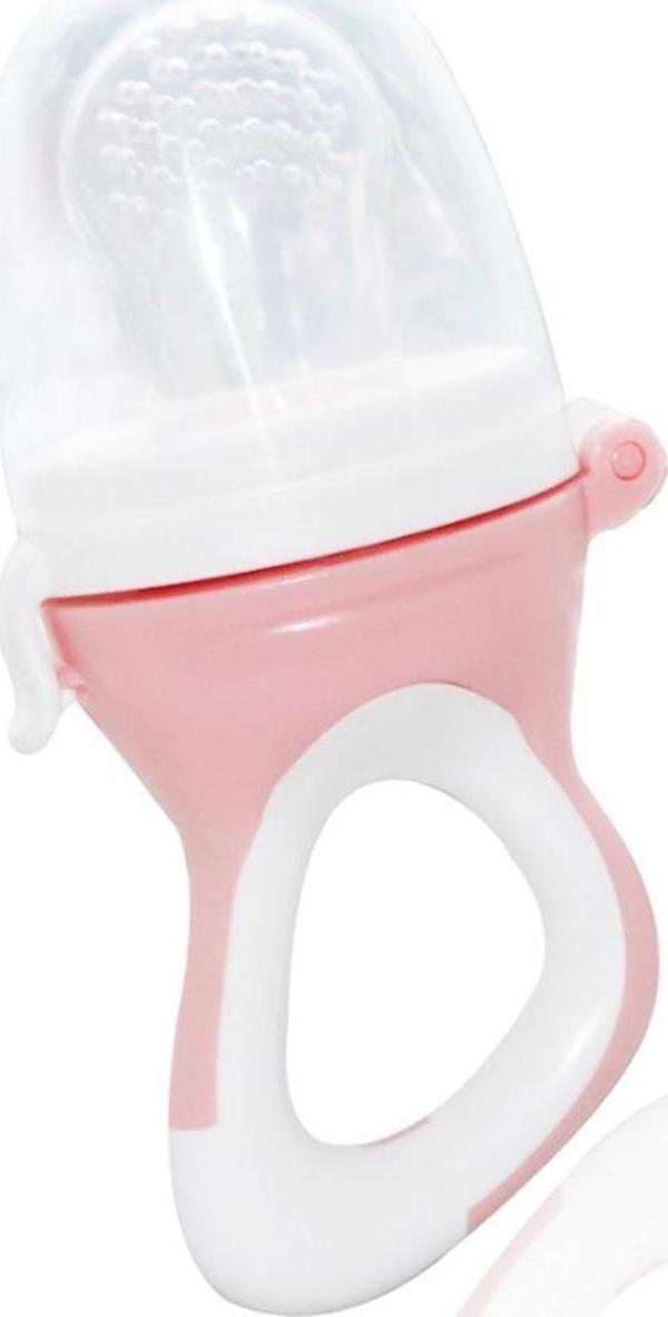 Nessiworld Silikon Uçlu Meyve Sebze Emziği 600 Pembe - Image 1