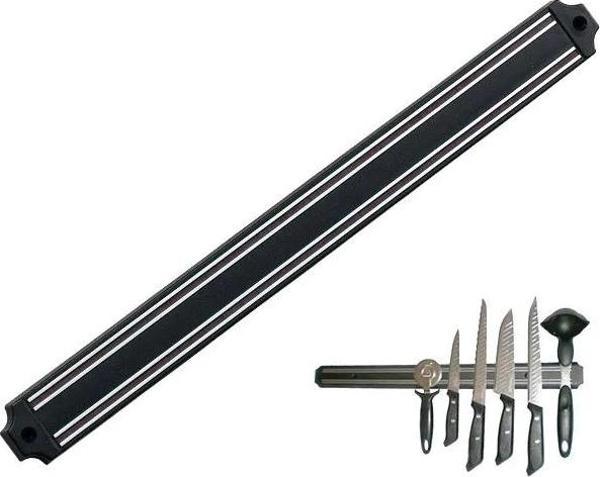Mıknatıslı Bıçak Tutucu Stand - 49 Cm, Siyah - Image 1