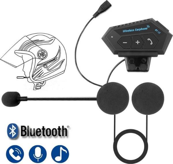 Bt12 Kask Kulaklık Bluetooth Motosiklet Kulaklık Interkom Motorsiklet Kulaklık - Image 1
