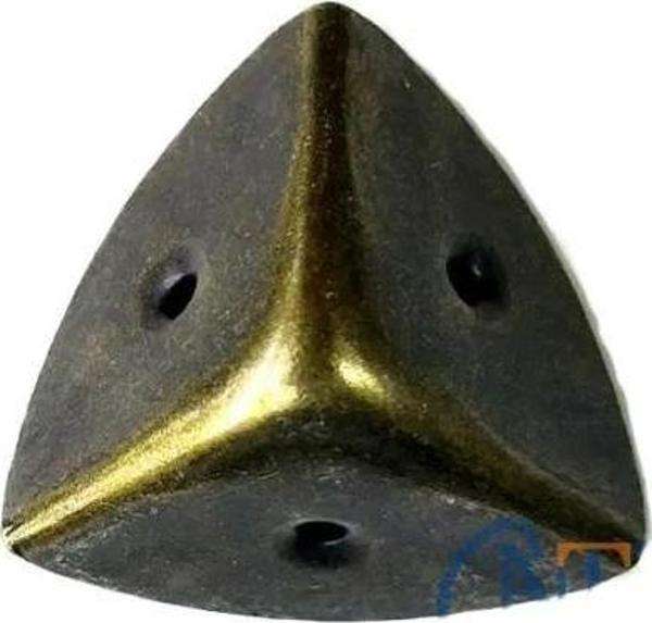 Dekoratif, Kutu, Sandık Köşesi - 45x28 Mm, Büyük, Antik, 100 Adet - Image 1