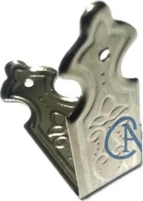 Dekoratif Sandık, Kutu Kenarı, 11x32mm, Nikel, 1 Adet - Image 1