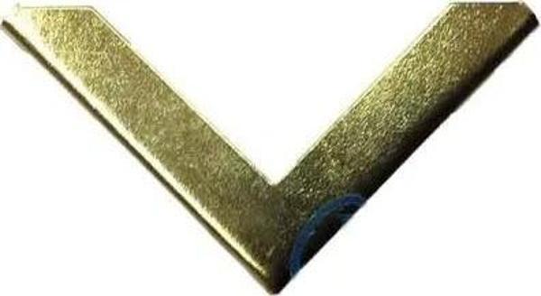 Kitap, Kapak, Menü, Albüm Köşesi, Büyük - 23x40mm, Sarı, 10 Adet - Image 1