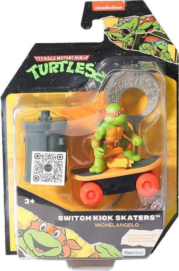 Nessi World TU812001 TMNT Ninja Kaplumbağalar Kaykay Figürü - 71052 - Image 1