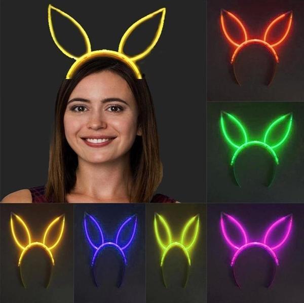 Karanlıkta Yanan Fosforlu Glow Taç 6 Renk 6 Adet - Image 1