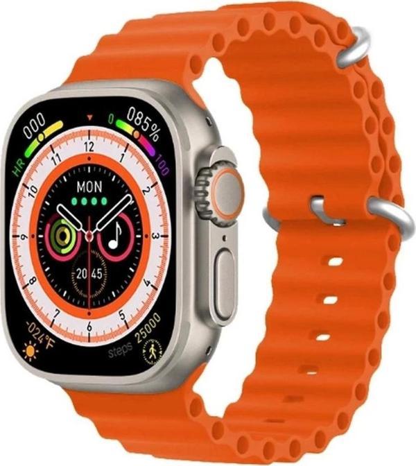 Ultra Akıllı Saat Spor Erkekler Kadınlar Nfc Bt Çağrı Kablosuz Şarj Apple Android Uyumlu - Image 1