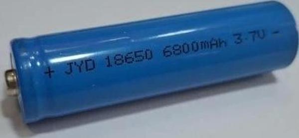 Jyd 6800 Mah 3.7 V 18650 Li-ıon Şarj Edilebilir Pil - Image 1