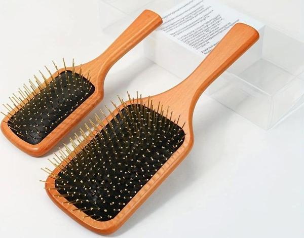 Çelik İğne Uçlu Bambu Tarak 21cm 12'li Paket - Image 1