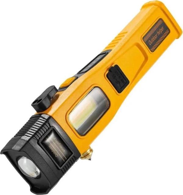 Wison Ws-1414 Cam Kıracaklı Dijital Göstergeli Mıknatıslı Şarjlı Acil Durum Tamirci Feneri - Image 1