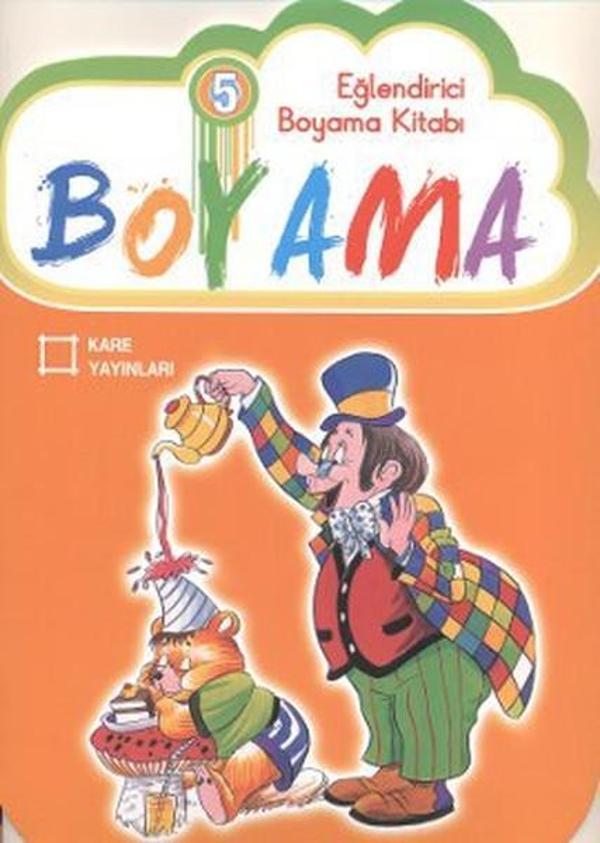 Eğlendirici Boyama Kitabı 5 - Kare Yayınları - Image 1