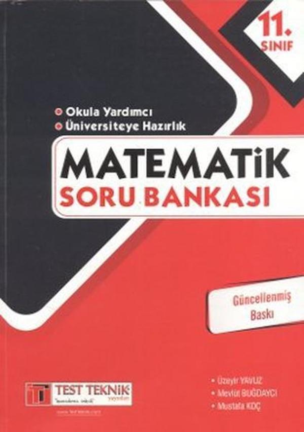 11. Sınıf Matematik Soru Bankası - Test Teknik Yayınları - Image 1