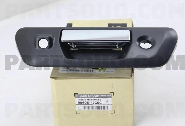 Bagaj Açma Kolu Navara 16-19 Siyah Çift Delik (Oem No: 90606-4Jg0C) - Image 1