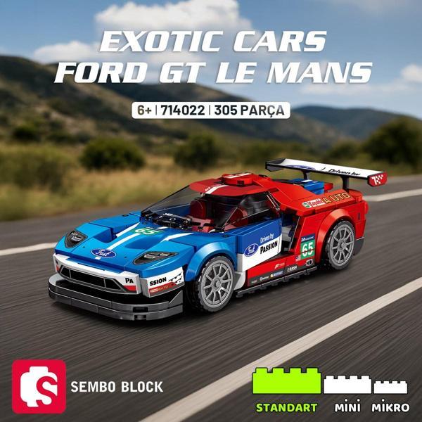 Sembo Block Ford GT Le Mans Yapı Bloğu Seti 305 Parça - Image 1