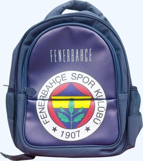 Fenerbahçe Lisanslı Arma Baskılı Suni Deri Okul Çantası - Image 1
