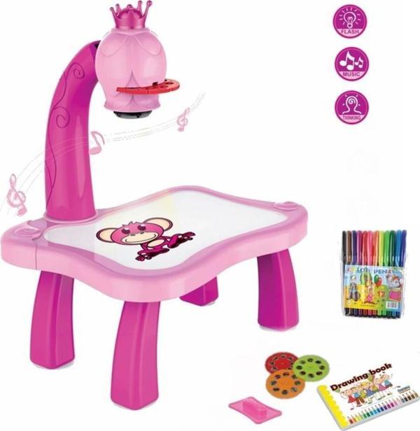 Limon Oyuncak Kutulu İnteraktif Projektörlü Çizim Seti YM6776 - Image 1