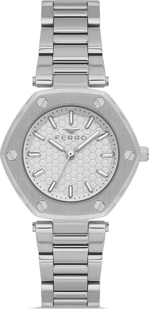Ferro FL43006A-A Quartz Çelik Gri 32 mm Kadın Kol Saati - Image 1