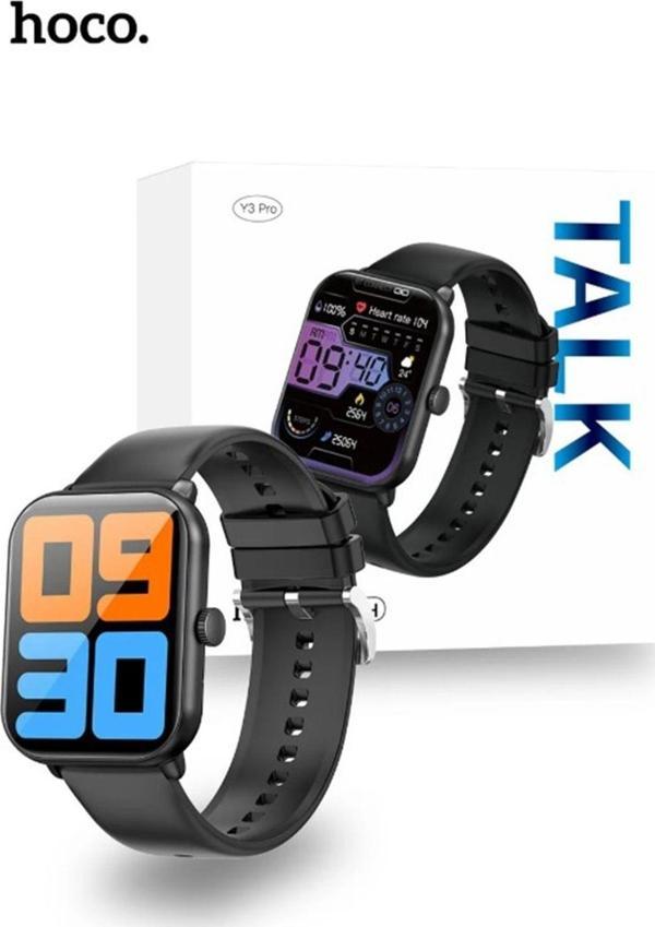 Hoco Watch Y3 Pro Akıllı Saat Dahili Gps Sesli Görüşme 1,69 inç 49 mm Geniş Ekran - Image 1