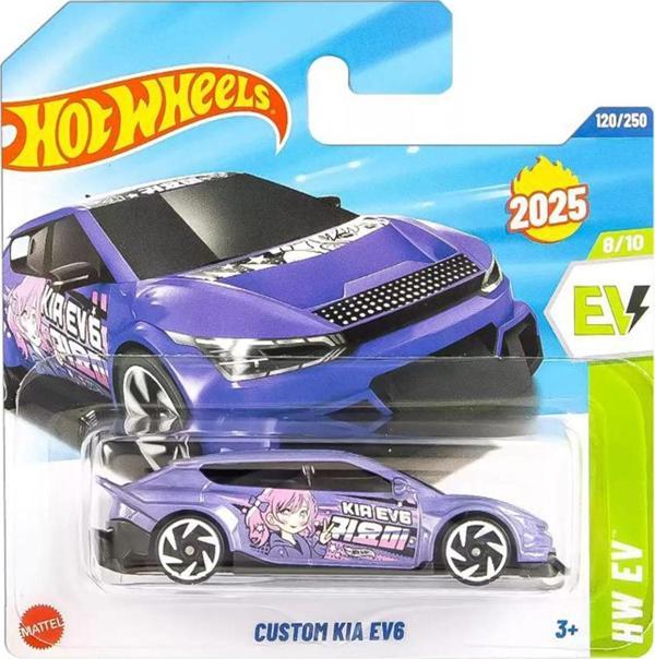 Hot Wheels - Custom Kia EV6 - Mor (1/64) 2025 Serisi - Image 1