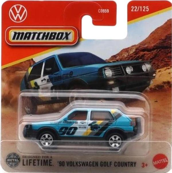 Matchbox - '90 Volkswagen Golf Country - Mavi (1/64) 2025 Üretim - Image 1