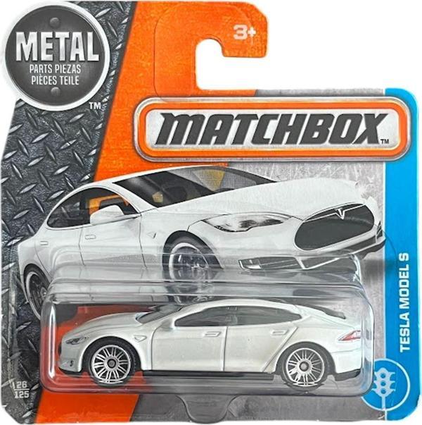 Matchbox - Tesla Model S - Beyaz (1/64) 2017 Üretim - Image 1