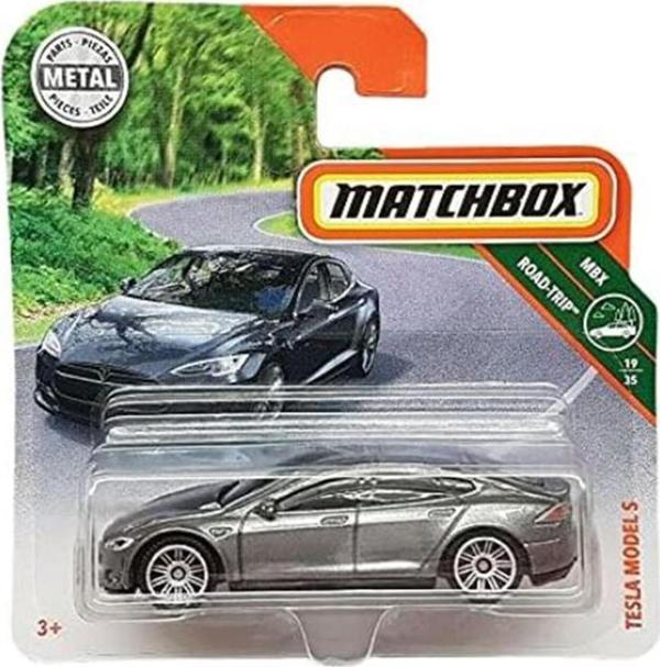 Matchbox - Tesla Model S - Gri (1/64) 2019 Üretim - Image 1