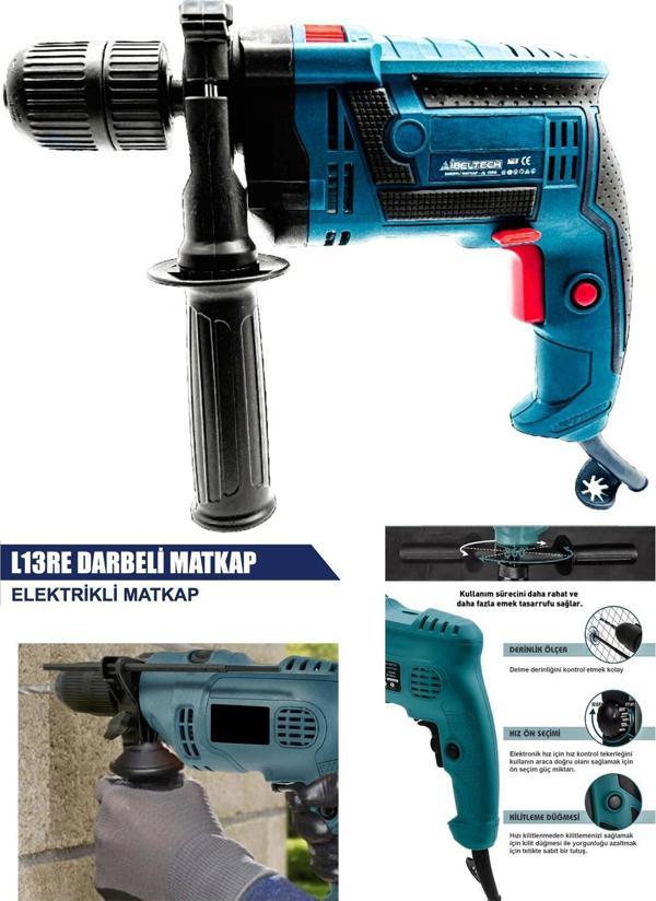 Germany Style İbeltech L13RE 710 Watt Elektrikli Darbeli Matkap - Image 1