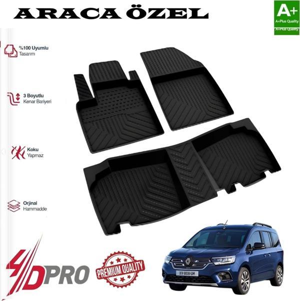 RENAULT KANGOO HAVUZLU KAUÇUK PASPAS SİYAH 2024 2025 2026 2027 - Image 1