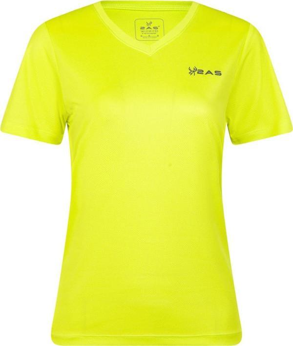 2AS Freda V Yaka Kadın Tişört Neon Yeşili - Image 1
