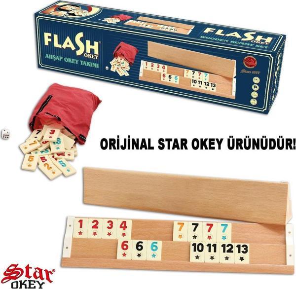 Flash Ağaç Okey Takımı - Image 1