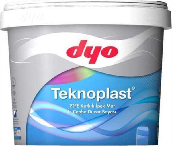 Dyo Teknoplast Silinebilir Silikonlu İç Cephe Boyası Beyaz 2,5 Lt - Image 1